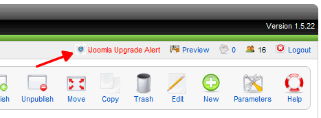 1upgrade_alert iJoomla Upgrade Alert