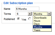 plans_edit Editing a subscription plan