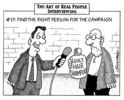 Advertising cartoon Advertisers don’t have to throw their hard earned cash on people who aren’t likely to buy their products