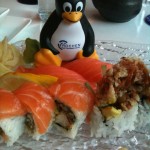 Penguines can't use chopsticks! Penguines can't use chopsticks!